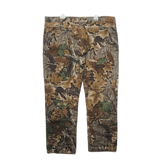 Vintage WALLS Advantage Timber Camouflage Pants Mens Size 44 Double Knee Hunting - Picture 2 of 12